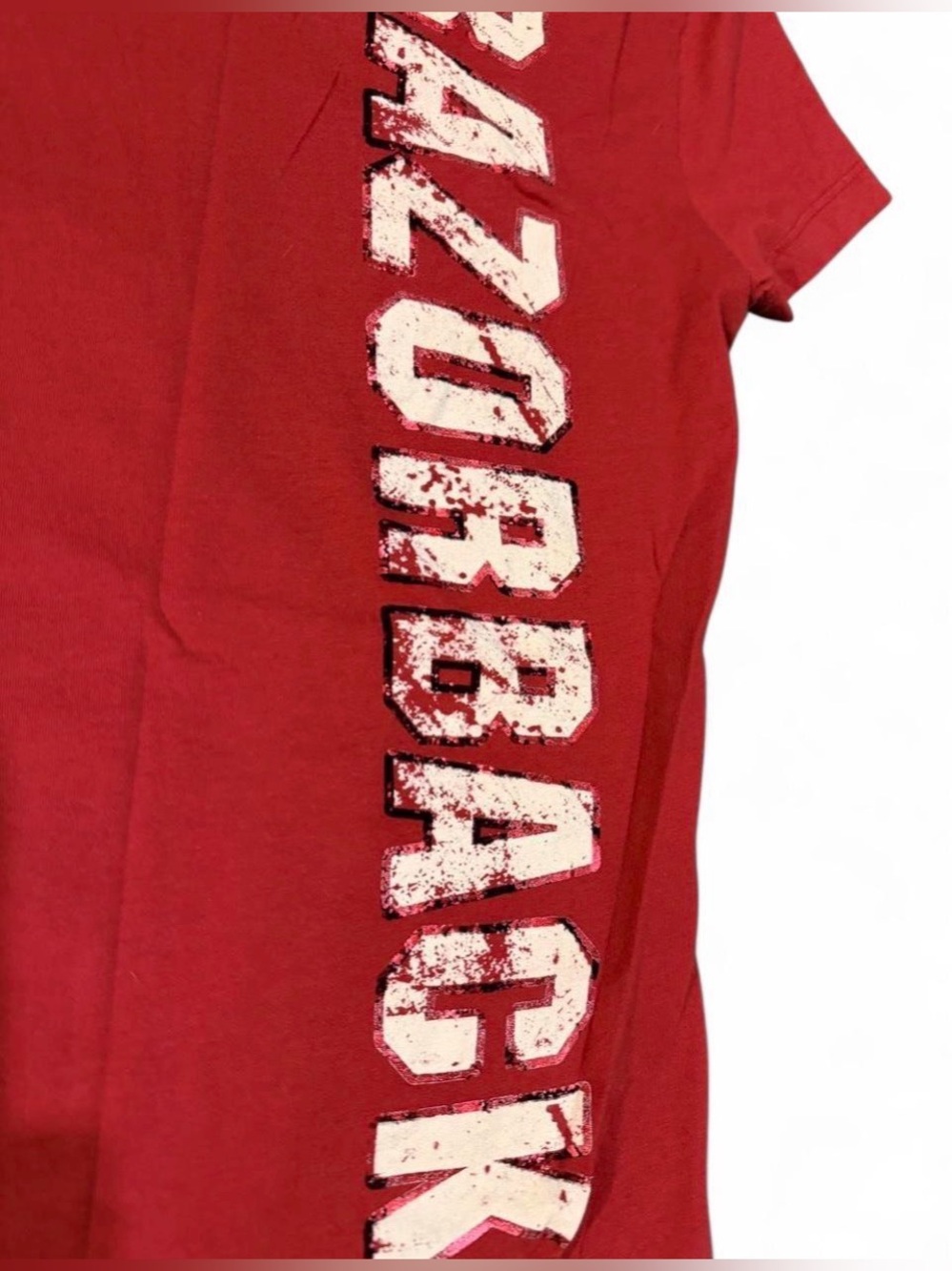 Red Razorbacks Graphic Tee Sz S - Picture 5 of 6